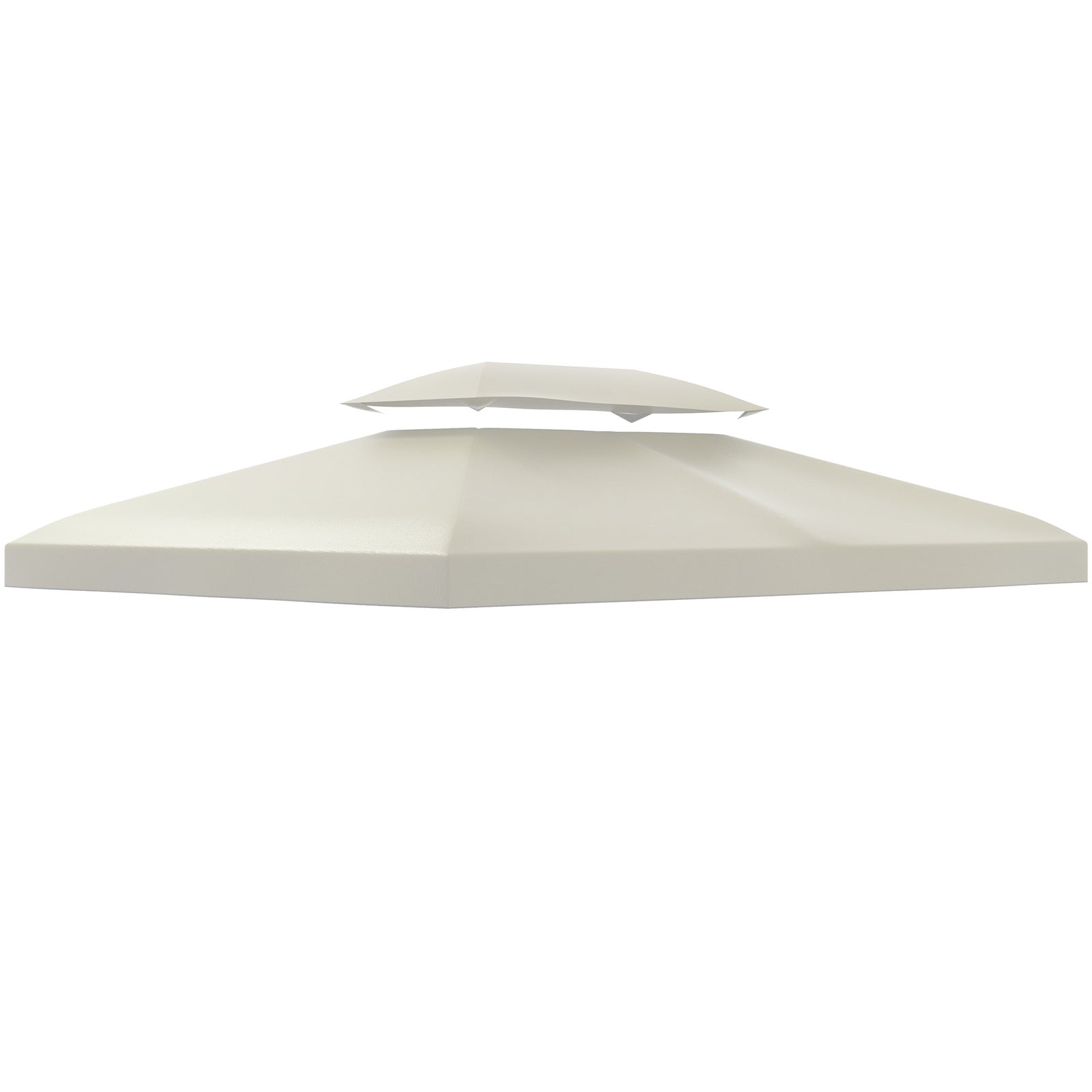 3x4m Gazebo Replacement Roof Canopy 2 Tier Top Uv Cover | Cream