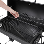 Outdoor Garden Charcoal Grill With Wheels