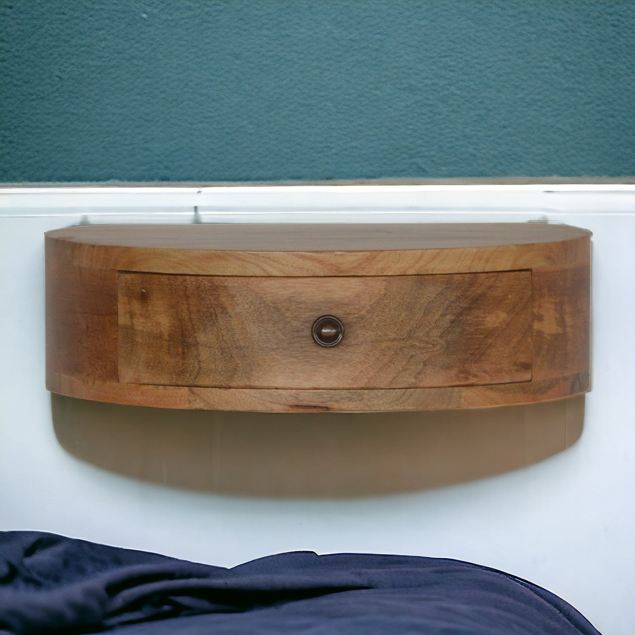 Artisan Furniture Wall Mounted Rounded Bedside