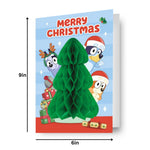 Bluey Pop Up Christmas Card Official Product