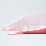 Egyptian Cotton Satin Stripe Oxford Pillowcase 330 Tc | King Pillow Case | Pink