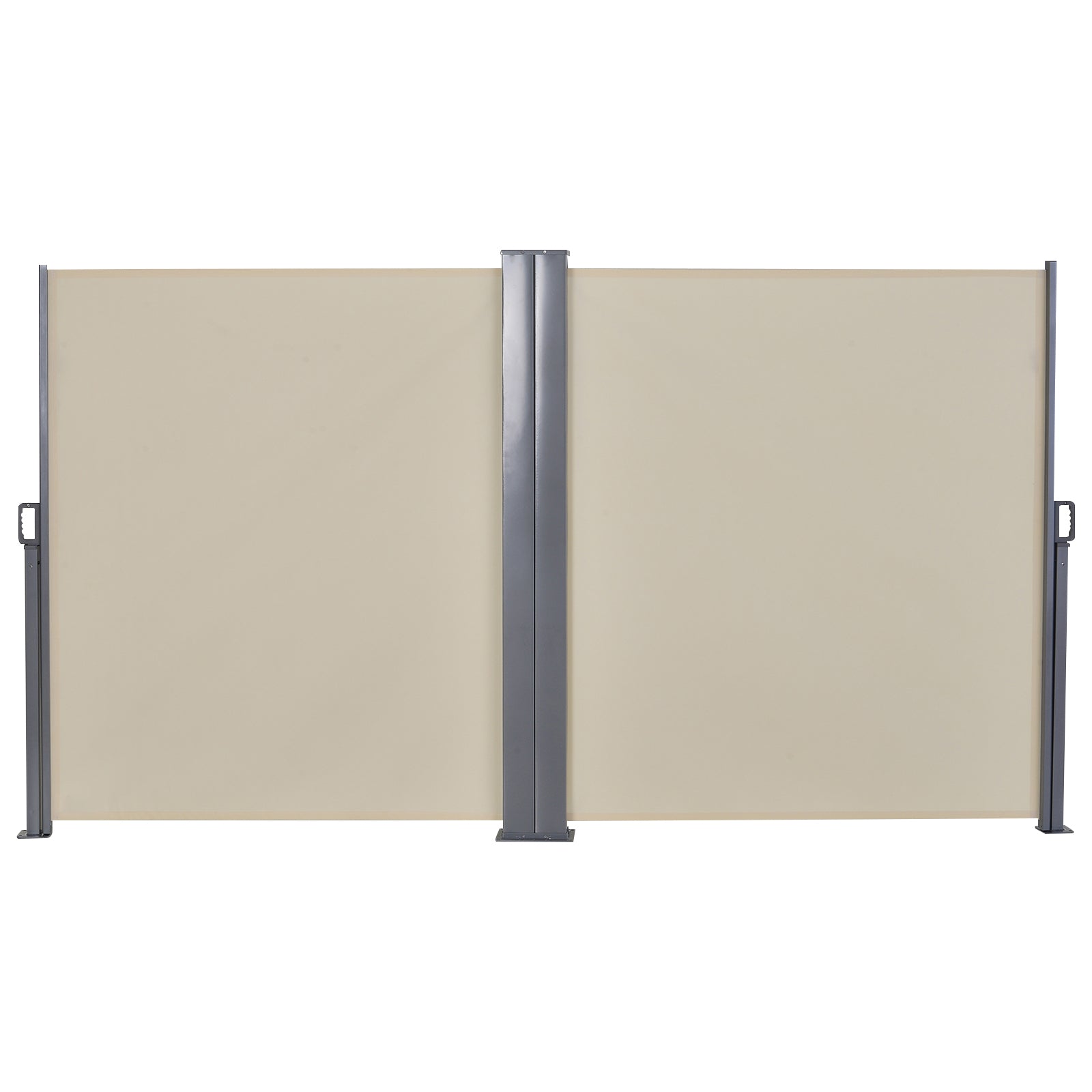 Double Canopy Pull-out Side Awning | Beige