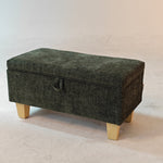 Breeins Chenille Upholstered Storage Ottoman