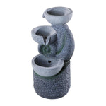 3-tier Outdoor Solar-powered Water Fountain Decor