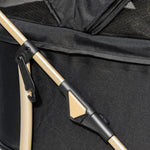 3 In 1 Pet Stroller, Detachable Dog Cat Travel Carriage | Black