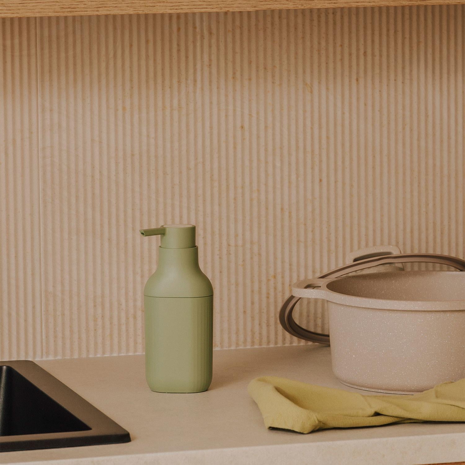 Soap Dispenser 300ml Wall Mounted/freestanding Alife Collection | Pearl White