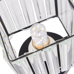 Modern Crystal Ceiling Light D15×h17cm Fixture With Iron And Glass Crystal Lampshade