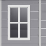 5x4ft Durable Outdoor Plastic Storage Shed With Floor – Weatherproof Garden & Patio Organizer For Tools & Equipment