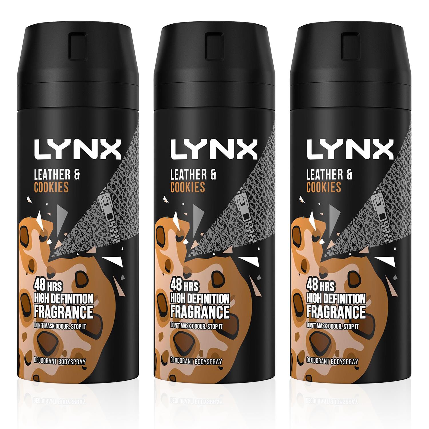 Body Spray Collision 48-h High Definition Fragrance Deo For Men, 3x 150ml