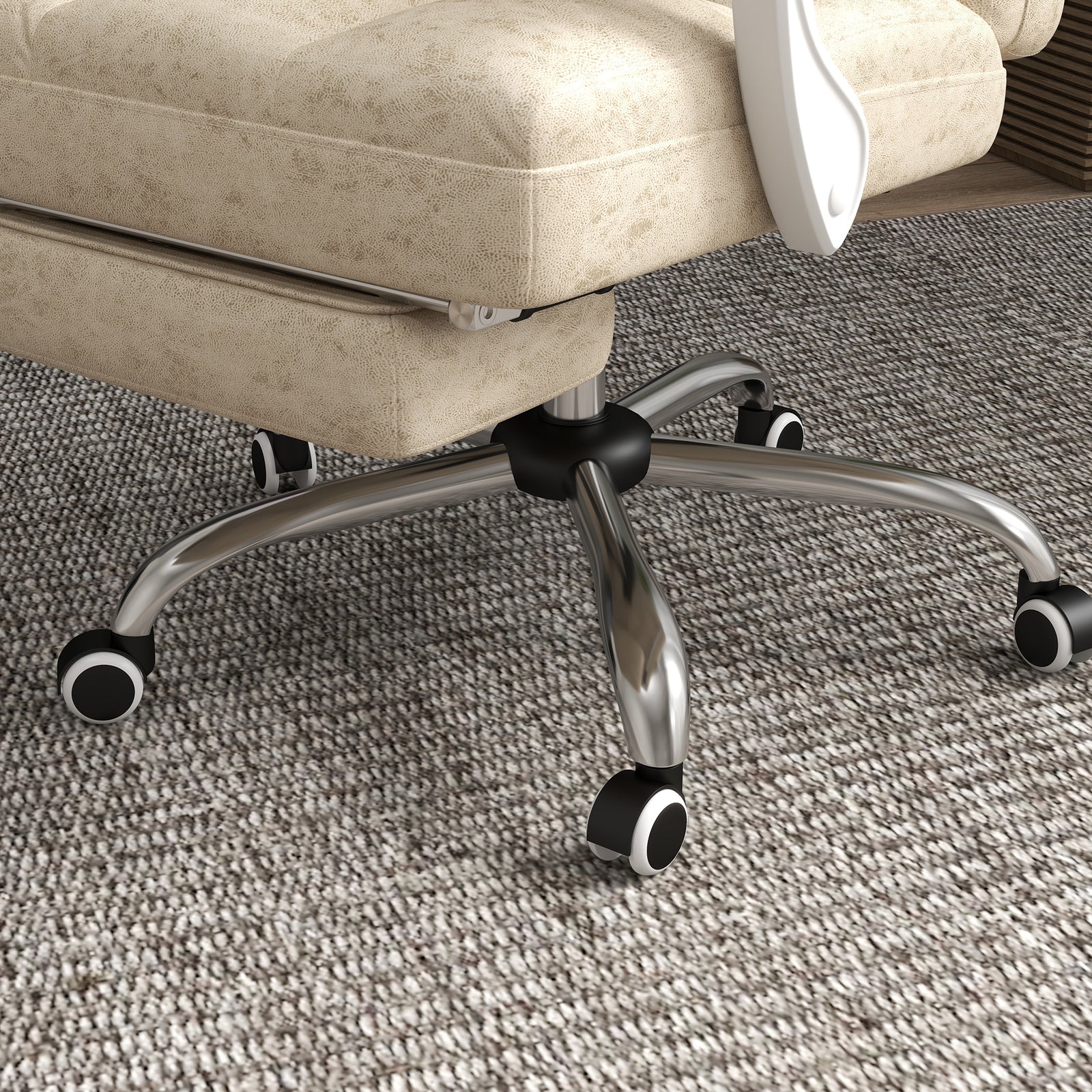 Massage Office Chair Desk Heat | Beige