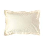 Egyptian Cotton Oxford Pillowcase 1000 Tc | 48 x 74cm | Cream