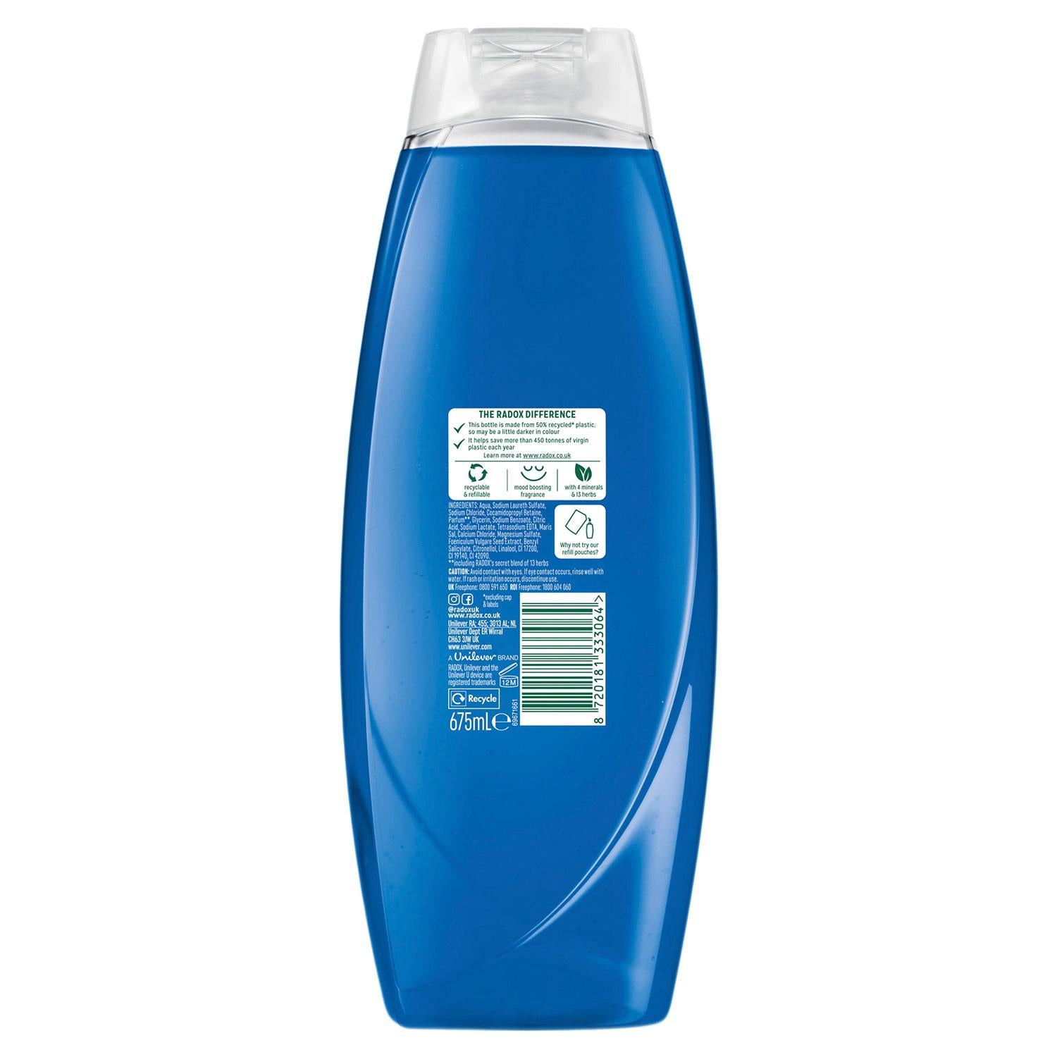 Body Wash & Shampoo 2in1 Feel Awake Men With Fennel & Sea Minerals 675ml, 3pk | 3 | Blue