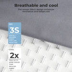Lavio Ergonomic Butterfly Neck Pillow For Side Back Stomach Sleepers Washable