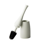 Toilet Brush & Holder, Soft-finish Coating, Saku Collection | Ivory