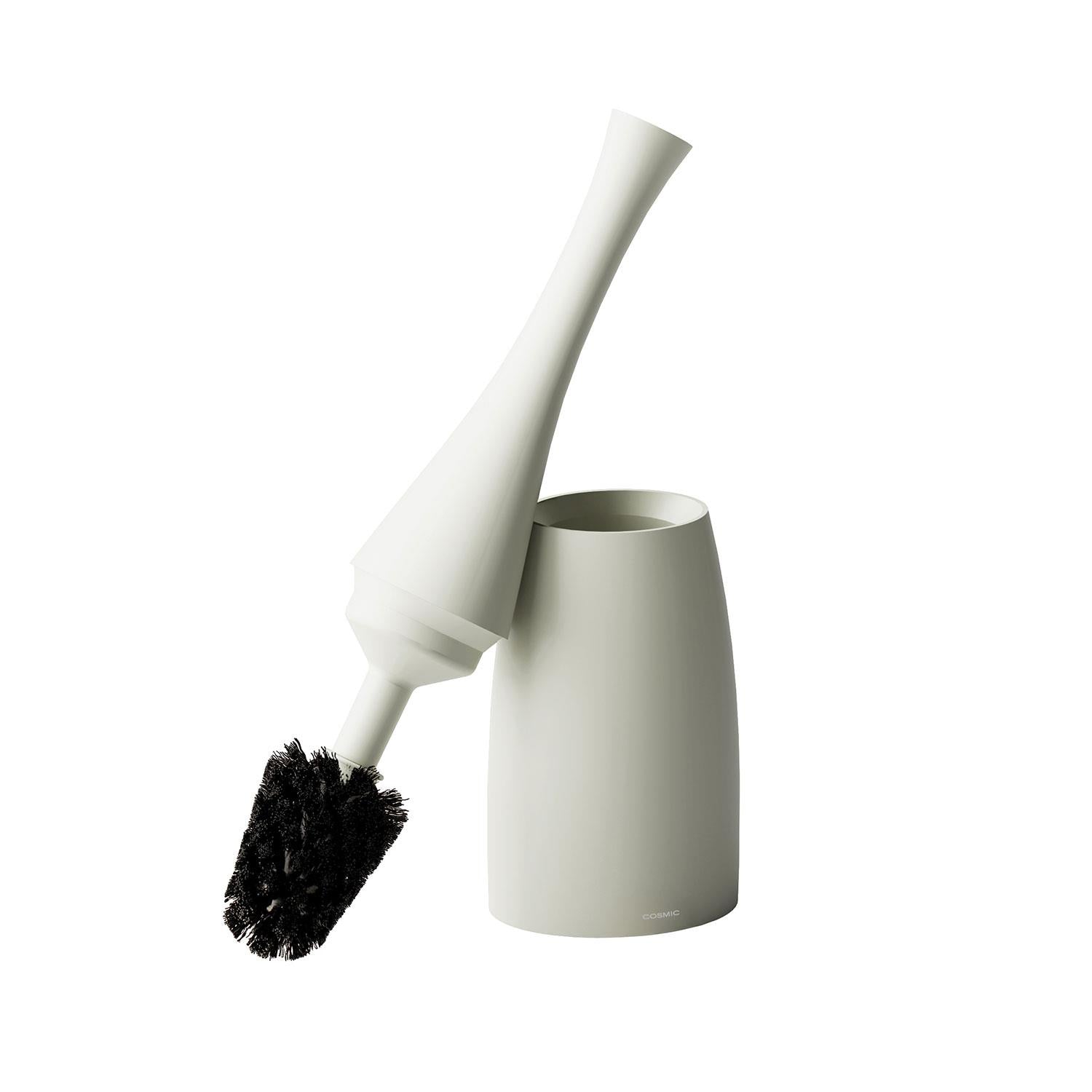 Toilet Brush & Holder, Soft-finish Coating, Saku Collection | Ivory