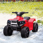 6 V Kids Ride On Cars Electric Atv For 18-36 Months Toddlers | Red