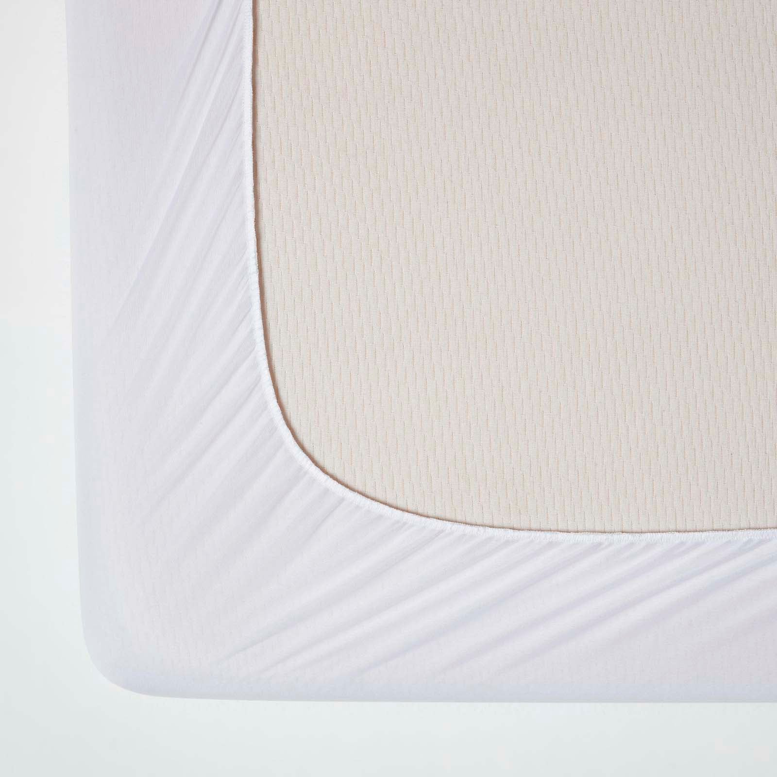 Quilted Waterproof Mattress Protector | European Single | White