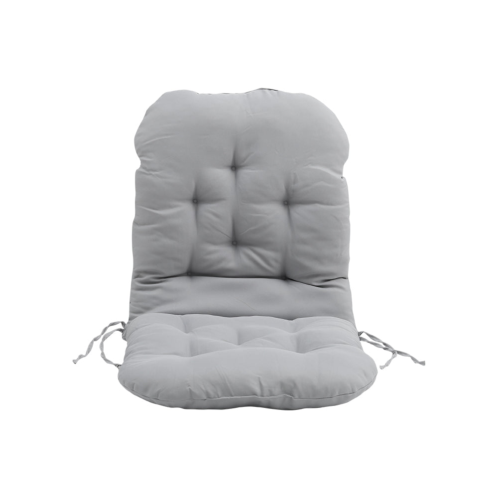 Rocking Chair Tufted Seat Pad Non-slip Seat Cushion | Light Grey