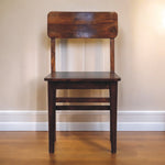Solid Mango Wood Classic Chestnut Dining Chair