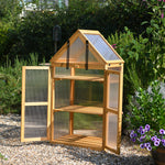 Wooden 3 Shelf Greenhouse