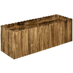 172l Raised Flower Bed Wooden Planter Box Large