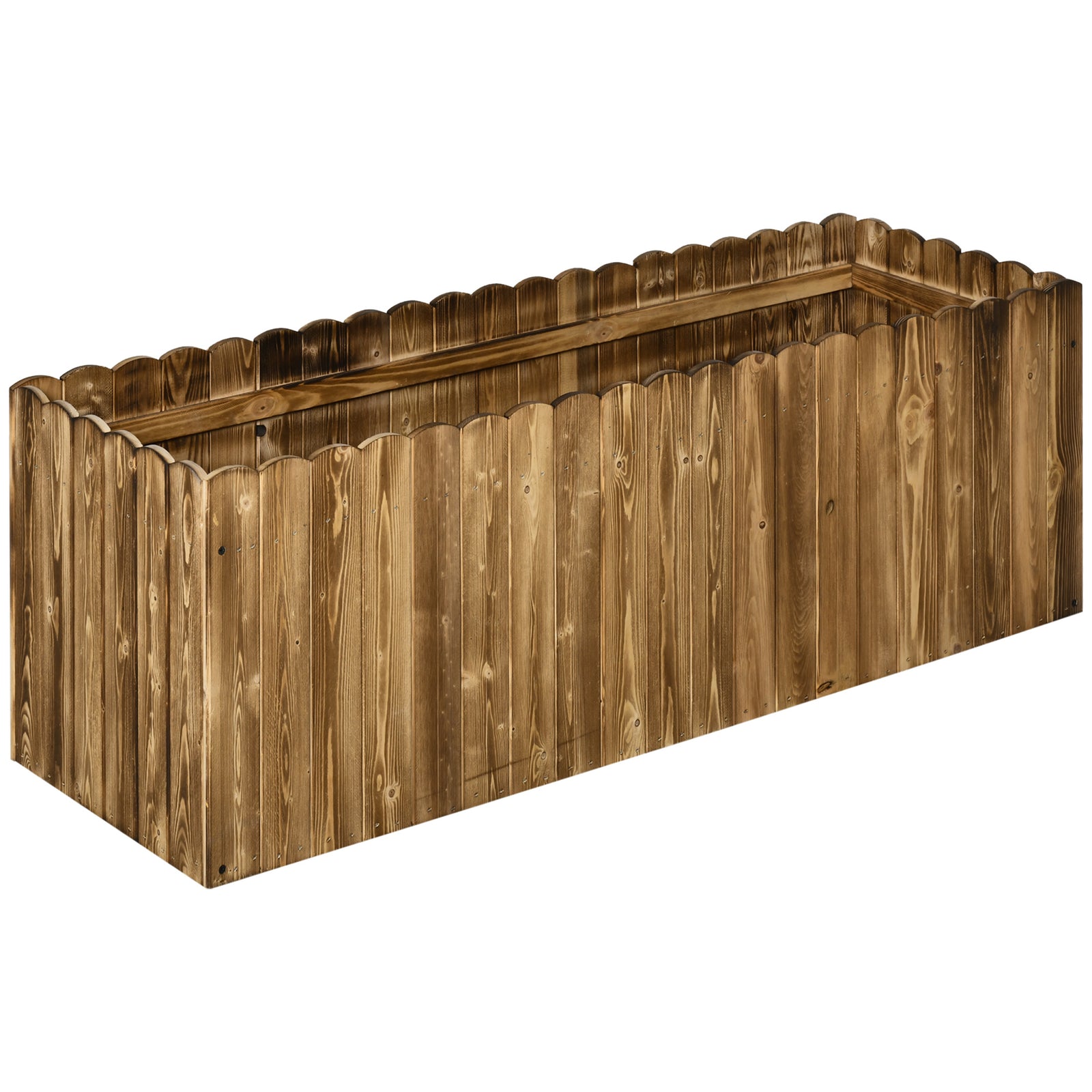 172l Raised Flower Bed Wooden Planter Box Large