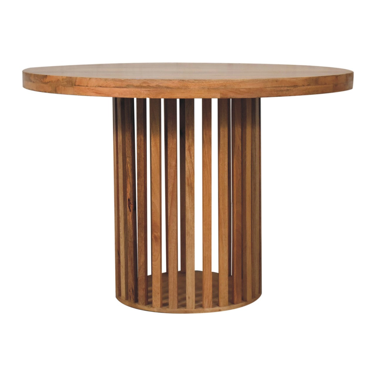 Solid Wood Ariella Round Dining Table, Beige