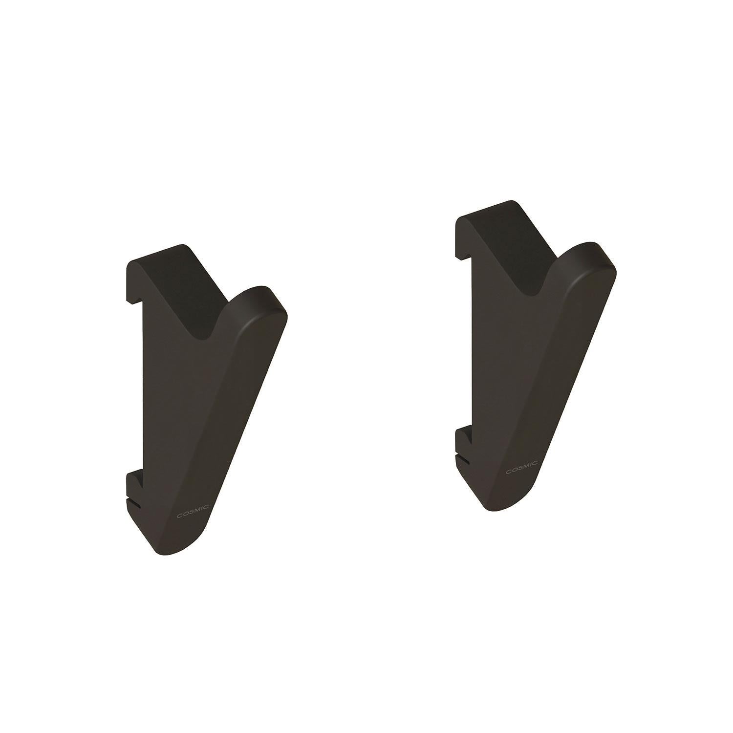 Towel Hook Coat Hook 2 Pcs Wall Guide Fits Alife Collection | Matte Black
