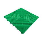 Heavy Duty Vented Garage Interlocking Floor Tiles | Green