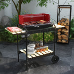 Charcoal Portable Bbq Grill With Adjustable Grill Height