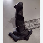 HOMESCAPES Heavyweight Cast Iron Dog Door Stop