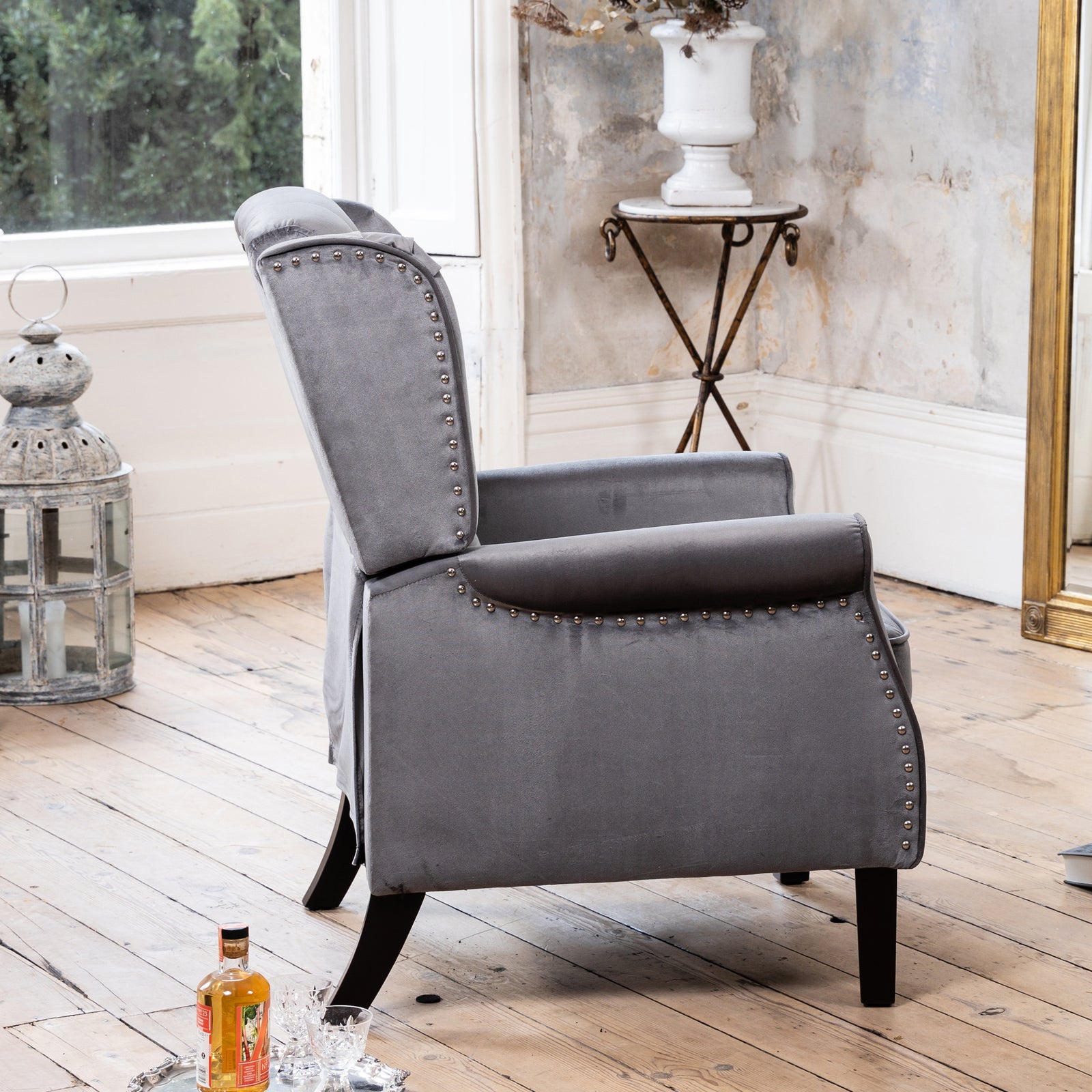 Annapoli Recliner Armchair | Grey