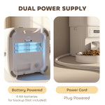 PawHut Automatic Cat Feeder Timed Portion Control 4l