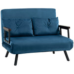 Click Clack 2 Seater Sofa Bed Settee Living Room Guest Room | 100cm