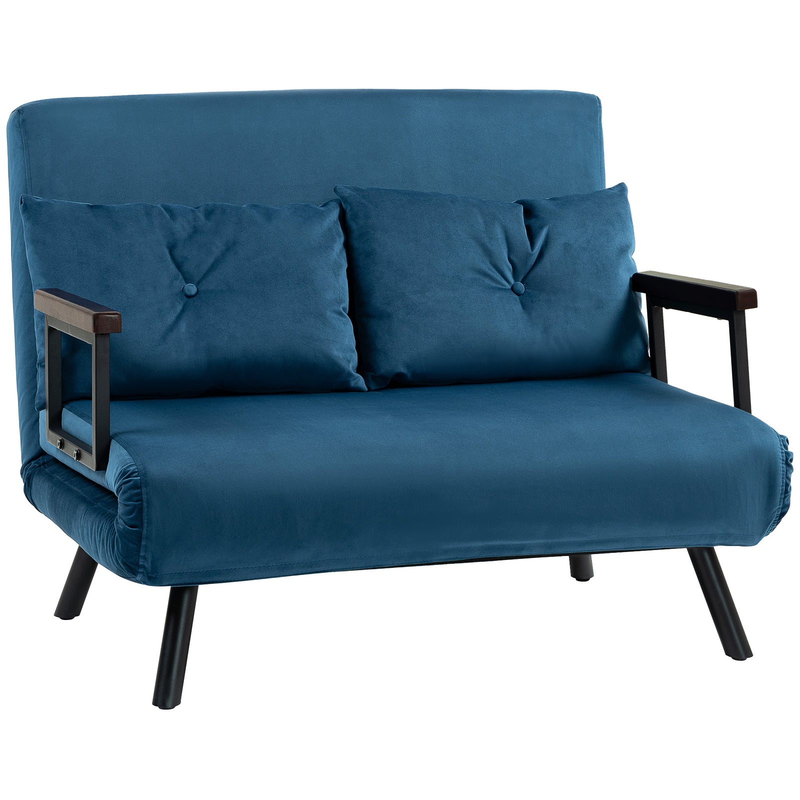 Click Clack 2 Seater Sofa Bed Settee Living Room Guest Room | 100cm