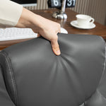 Office Chair, Thick Cushion | Charcoal Grey