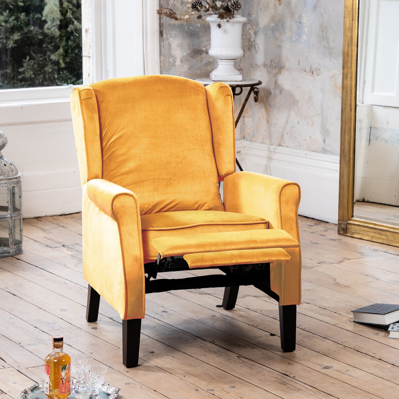 Barksdale Recliner Armchair | Yellow