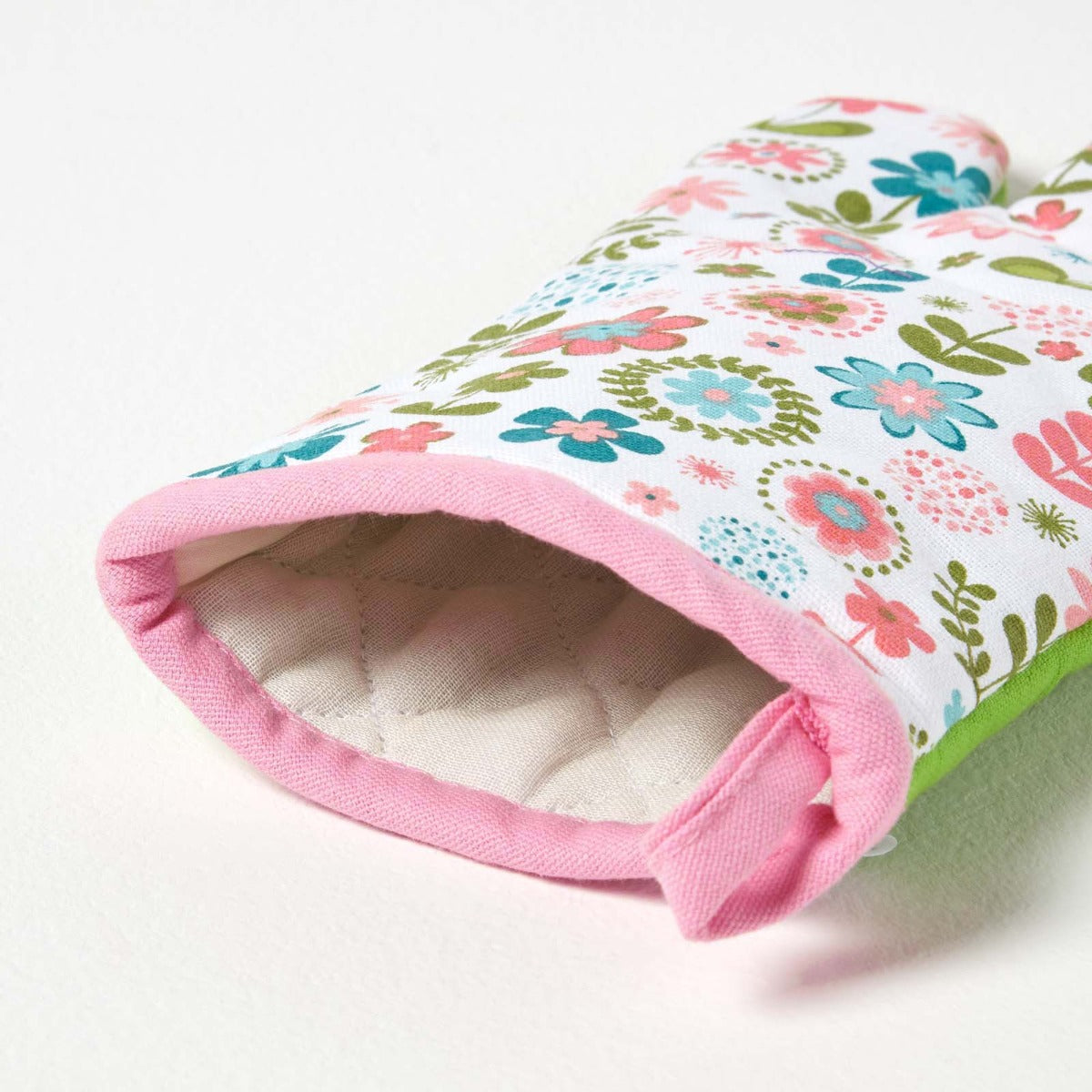 Retro Flower Cotton Oven Glove