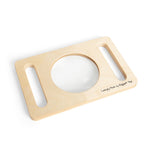Two Handed Wooden Magnifier Glass