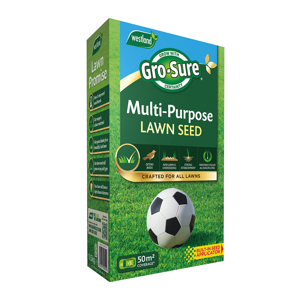 Multi-purpose Lawn Grass Seed Covers 120m2, 3.6kg | Green