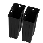 2 X 20l Dual Kitchen Bin Pedal Bin For Recycling And Waste | One Size | Silver
