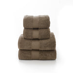 Bliss Pima Supersoft Ultra Absorbent Cotton Towels | Guest Towel | Walnut