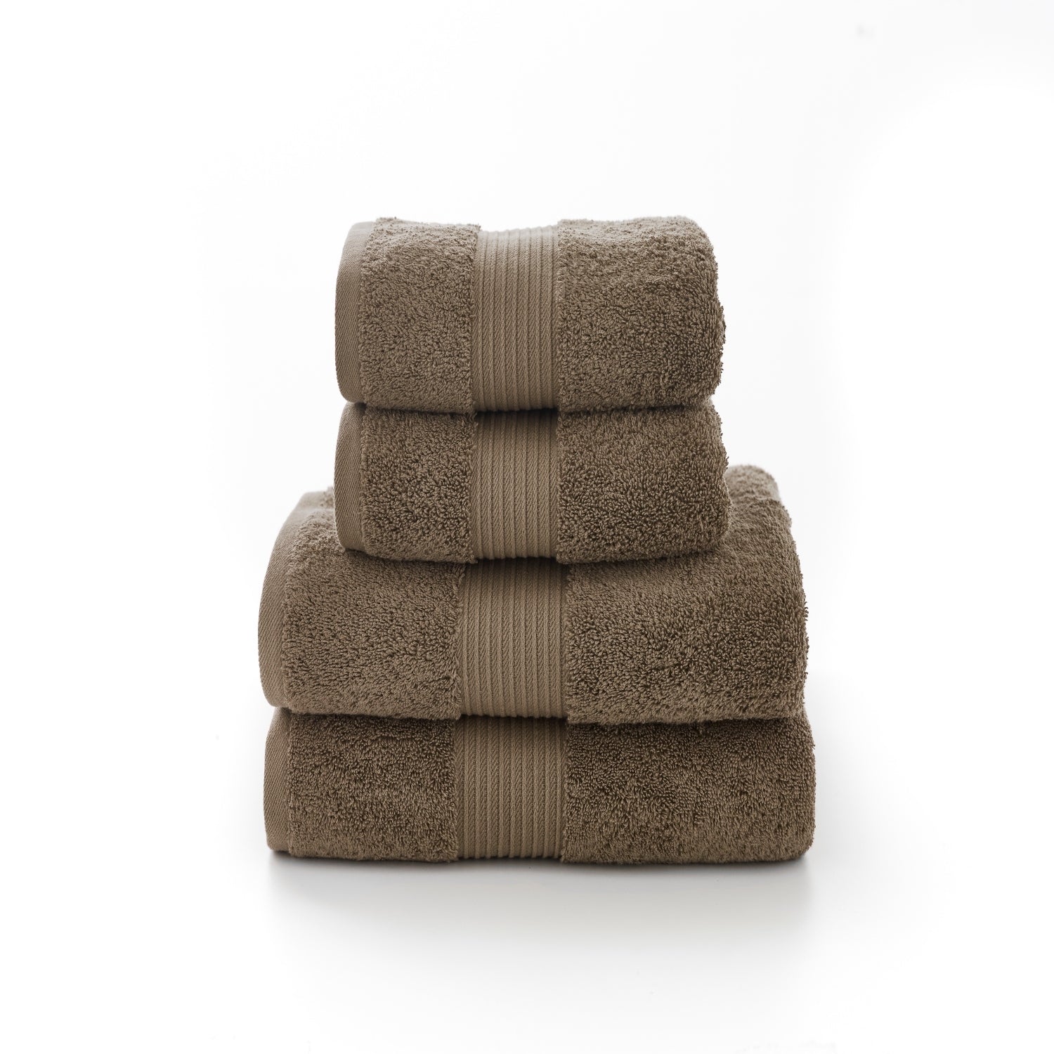 Bliss Pima Supersoft Ultra Absorbent Cotton Towels | Guest Towel | Walnut