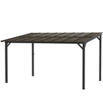 Pergola Kit Gazebo W/ Upf 50+ And Waterproof | Large | Dark Gray