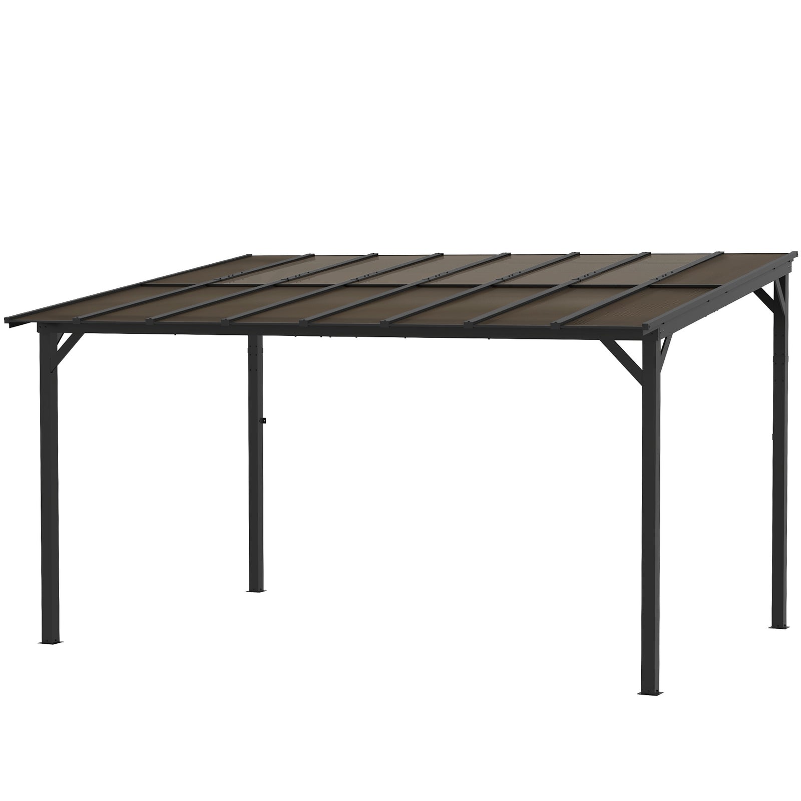 Pergola Kit Gazebo W/ Upf 50+ And Waterproof | Large | Dark Gray