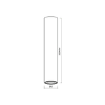 Genesis Spot 1xgu10 | 30cm | White