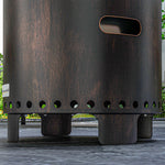 Smokeless Fire Pit W/ Poker, Metal
