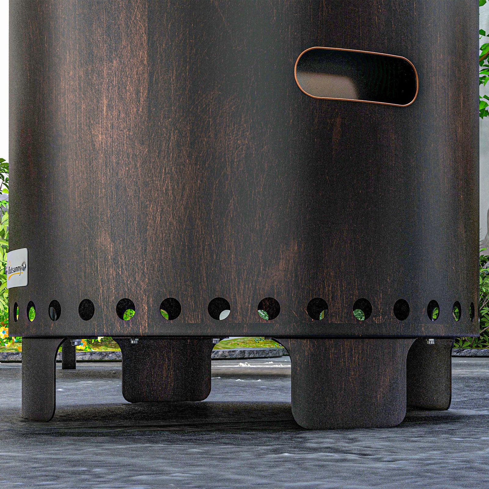 Smokeless Fire Pit W/ Poker, Metal
