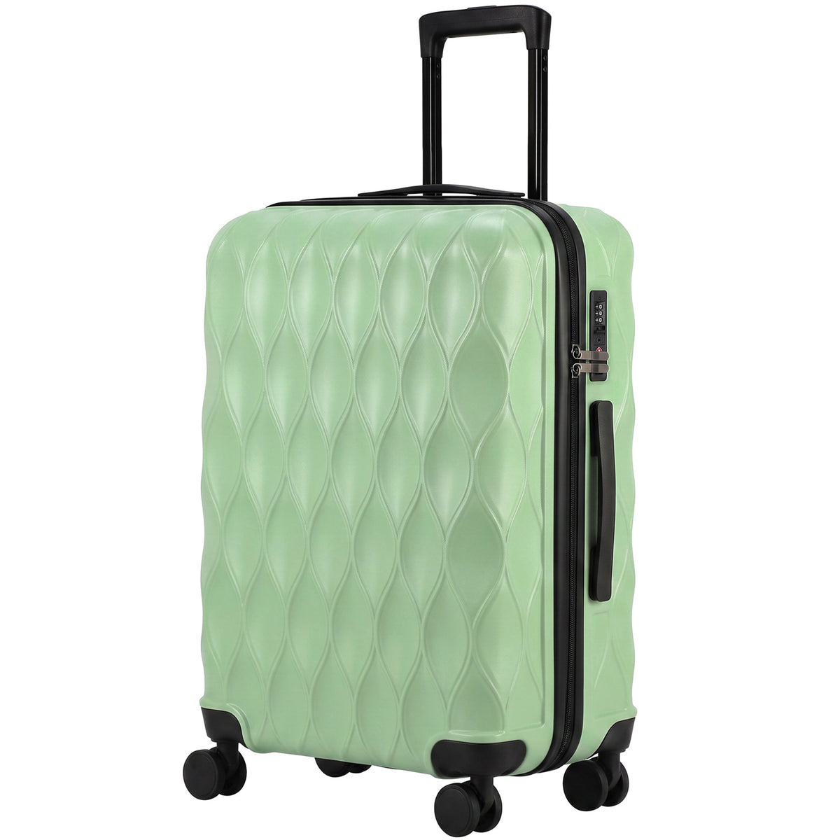 Suitcase, Hard Shell Carry On Luggage With Tsa Lock | 64l | Green