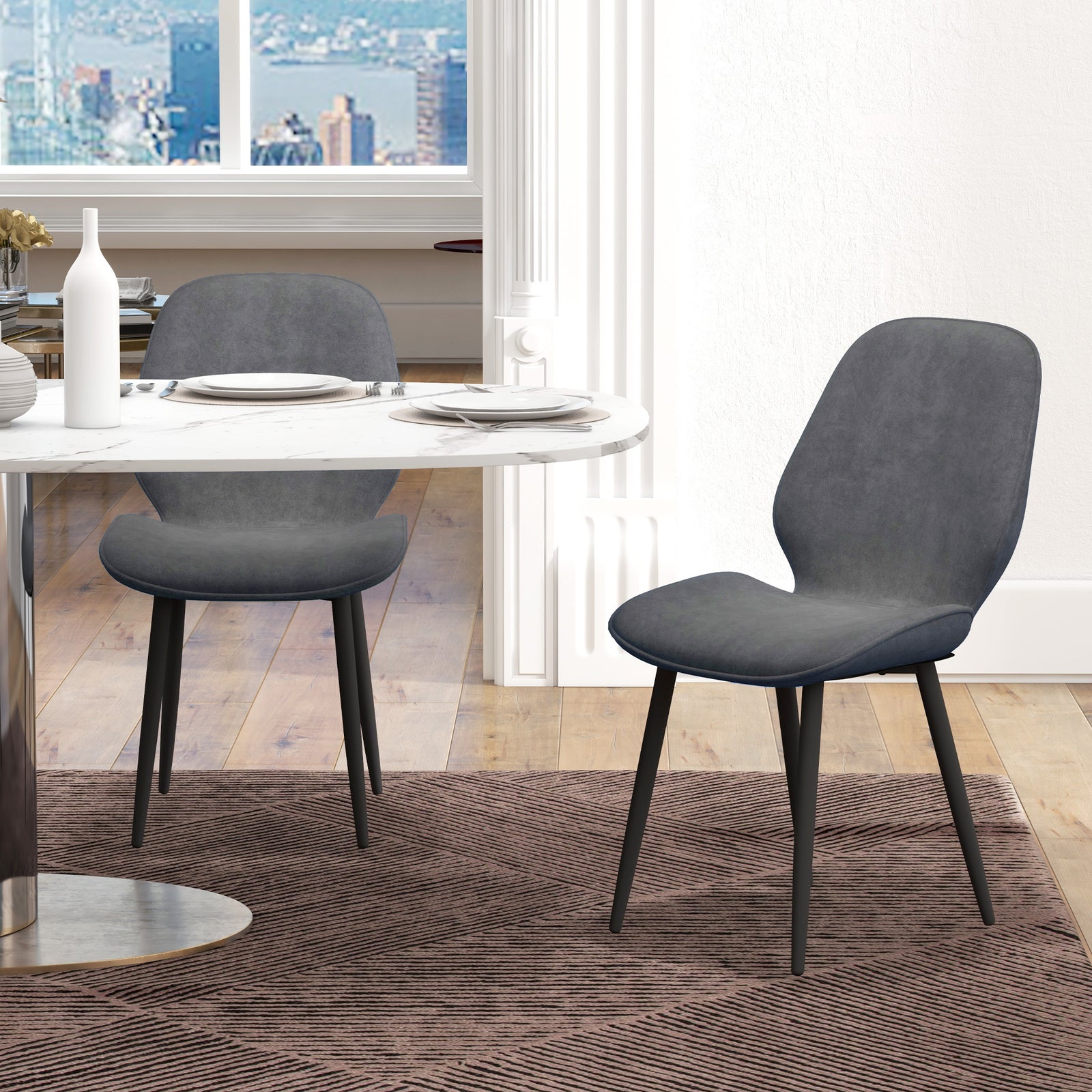 Dining Chairs Set Of 2, Upholstered Kitchen Chairs